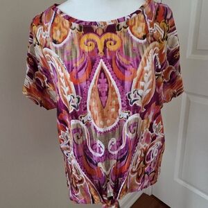Chico's Multicolor Paisley Women's Blouse